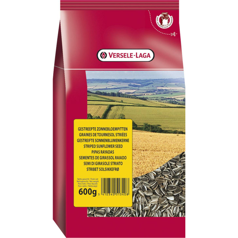 Tournesols Strie 600G versele laga de Versele Laga - Alimentation pour animaux dans Graines pour oiseaux