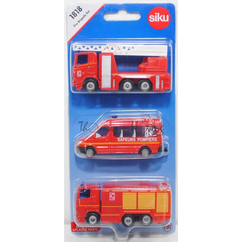 SET 3 VEHICULES POMPIERS FRANCE de Siku - voiture pour enfant dans Produits désactivés