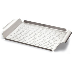 Plat acier inoxydable. rectangle de Weber- BBQ à charbon, à gaz et électriques dans Accessoires pour barbecue