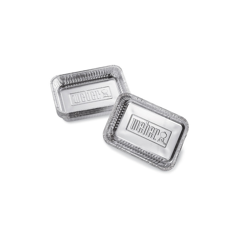 Petites barquettes aluminium 10 p. de Weber- BBQ à charbon, à gaz et électriques dans Accessoires pour barbecue