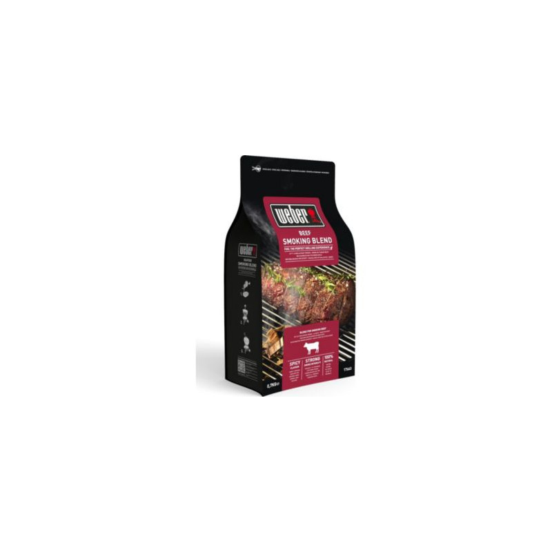 Boîte bois fumage bœuf 0.7 kg de Weber- BBQ à charbon, à gaz et électriques dans Charbon, sarments et bois