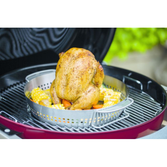 Support poulet inox. Gourmet BBQ de Weber- BBQ à charbon, à gaz et électriques dans Accessoires pour barbecue