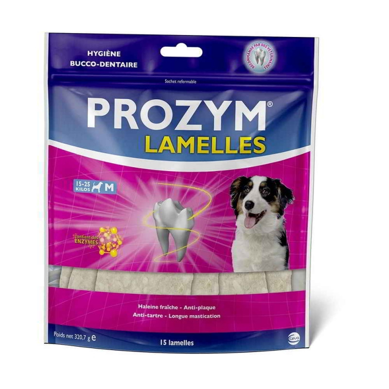 Prozym lamelle m sachet 15 de Ceva - Feliway et adaptil dans Soins et Hygiene pour chiens