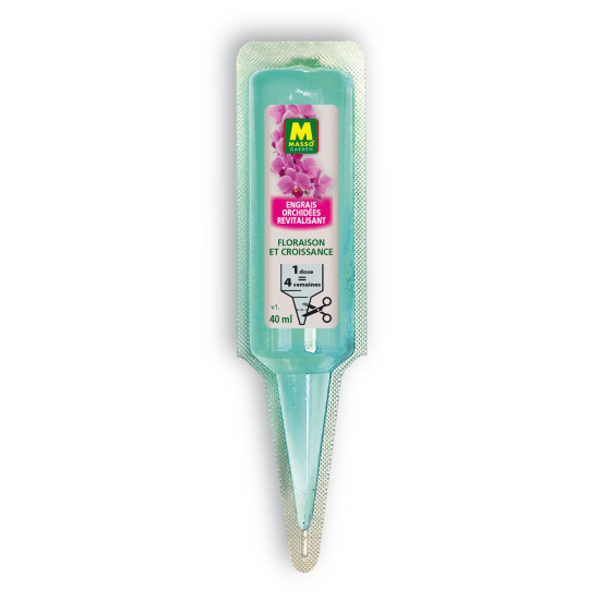 Pipette Engrais Mono-Doses Orchidées 40 Ml Masso de Masso - Engrais bio et soin des plantes dans Engrais Foliaire pour plantes