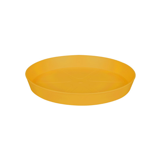 Soucoupe Loft Urban Ronde 24 Ocre -Elho de Elho - Pot en plastique de qualité dans Soucoupe de pots