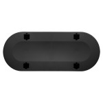 Greenville Terrase 80Cm Roues Living Noir -Elho de Elho - Pot en plastique de qualité dans Cache-pot et pot déco