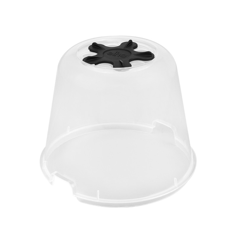 GREENBASICS SERRE CULTURE ROND 17CM TRANSP ELHO de Elho - Pot en plastique de qualité dans Cache-pot et pot déco