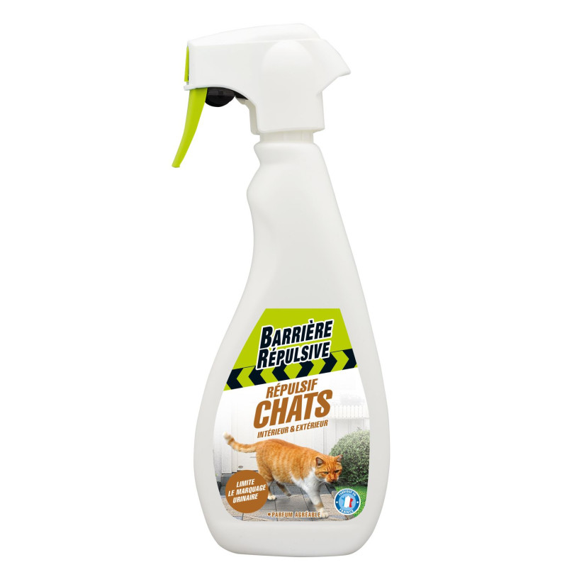 Répulsif Chats Intérieur & Exterieur - Prêt à l' de Compo - Insecticide et raticide dans Hygiene pour chats