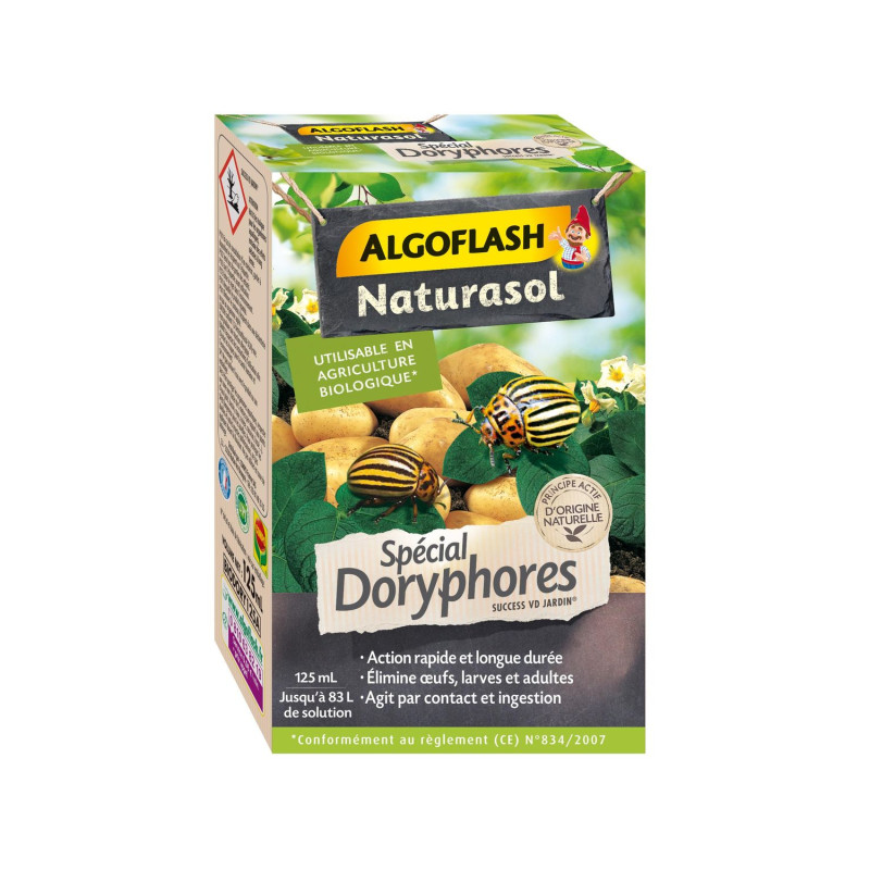Anti-doryphores pommes de terre 125 mL Algoflash de Algoflash - engrais et terreau pour le jardin, les plantes dans Insecticide