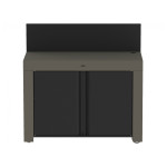 Felix meuble ferme gris - ENO de ENO - Plancha dans Meuble de plancha