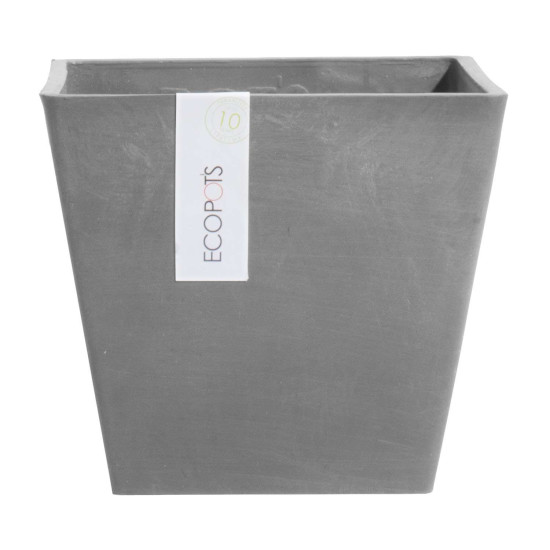 Pot Rotterdam Carre Ciment 40Cm de Décolines - Poterie décorative dans Cache-pot et pot déco