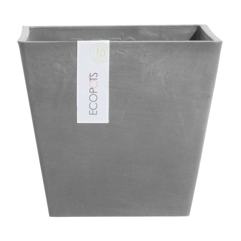 Pot Rotterdam Carre Ciment 40Cm de Décolines - Poterie décorative dans Cache-pot et pot déco