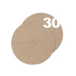 2 Disques Feutre Jute Ø30cm de La Cordeline - cordes -ficelles - accessoires pour le jardin dans Accessoires de Culture