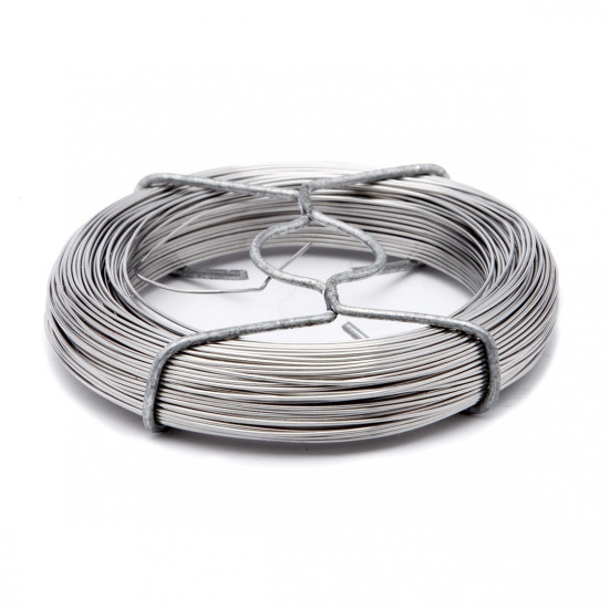 Bobinot Fil Acier Inox Ø0.8mm 50m de La Cordeline - cordes -ficelles - accessoires pour le jardin dans Accessoires de Culture