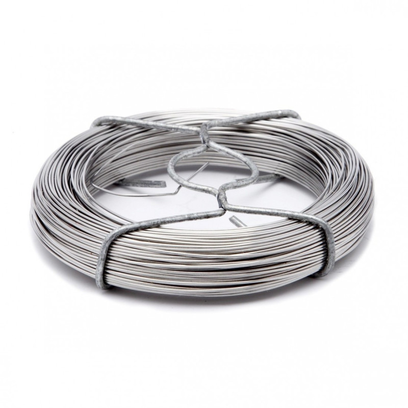 Bobinot Fil Acier Inox Ø0.8mm 50m de La Cordeline - cordes -ficelles - accessoires pour le jardin dans Accessoires de Culture