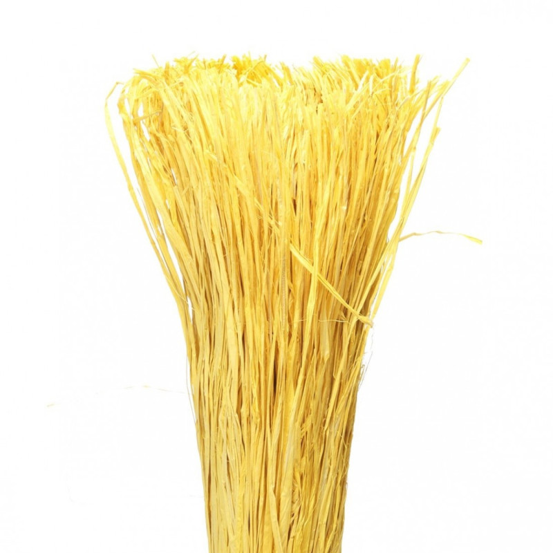 400g Raphia Jaune S/Sachet Gaine de La Cordeline - cordes -ficelles - accessoires pour le jardin dans Accessoires de Culture