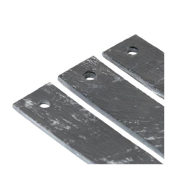 3 etiquette Ardoise Naturelle 3X10cm de La Cordeline - cordes -ficelles - accessoires pour le jardin dans Accessoires de Culture
