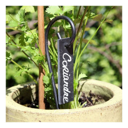 3 etiquette Ardoise Naturelle 3X10cm de La Cordeline - cordes -ficelles - accessoires pour le jardin dans Accessoires de Culture
