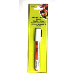 1 Feutre Craie Blanc Effaçable de La Cordeline - cordes -ficelles - accessoires pour le jardin dans Accessoires de Culture
