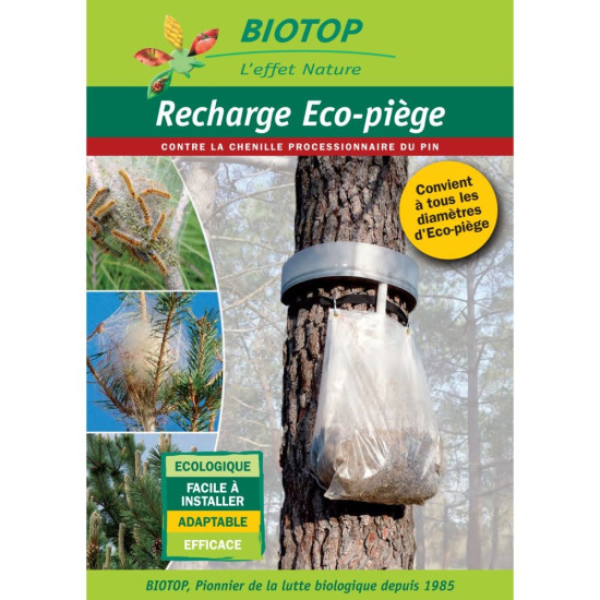 Sac Recharge Ecopiege + Mastic Biotop de Biotop - Traitement bio, insectes pour plantes dans Phéromone et nématode