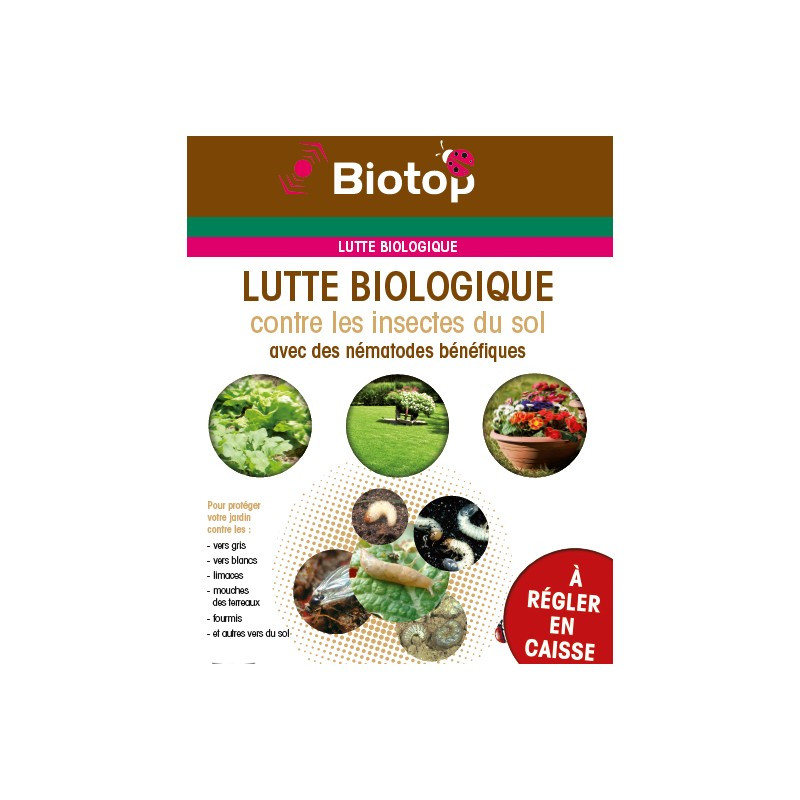 Carnet Lutte Insectes Du Sol Biotop de Biotop - Traitement bio, insectes pour plantes dans Phéromone et nématode
