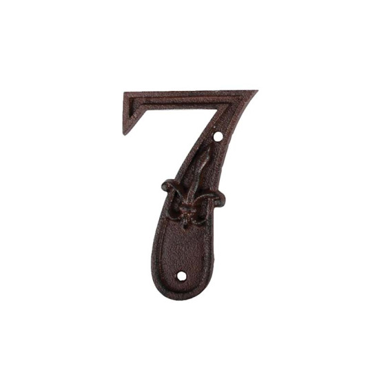 NUMERO DE MAISON 7 de Esschert design - deco maison et jardin dans Numéro pour la maison