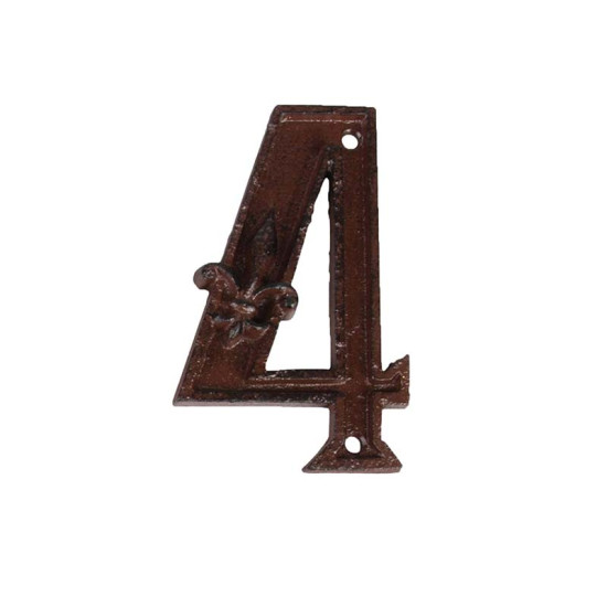 NUMERO DE MAISON 4 de Esschert design - deco maison et jardin dans Numéro pour la maison