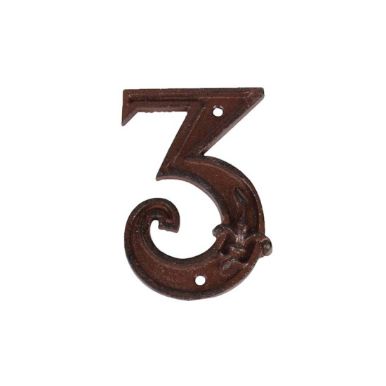 NUMERO DE MAISON 3 de Esschert design - deco maison et jardin dans Numéro pour la maison
