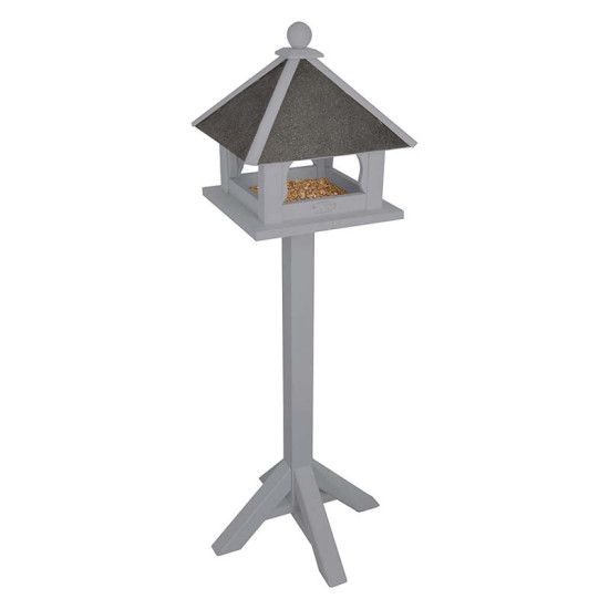 Table mangeaoir Grise de Esschert design - deco maison et jardin dans Nichoirs, Mangeoires et accessoires