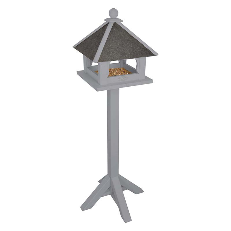 Table mangeaoir Grise de Esschert design - deco maison et jardin dans Nichoirs, Mangeoires et accessoires