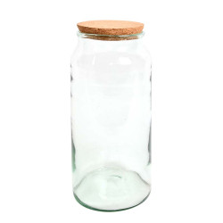Bouteille terrarium semi ouvert L de Esschert design - deco maison et jardin dans Bouteille terrarium