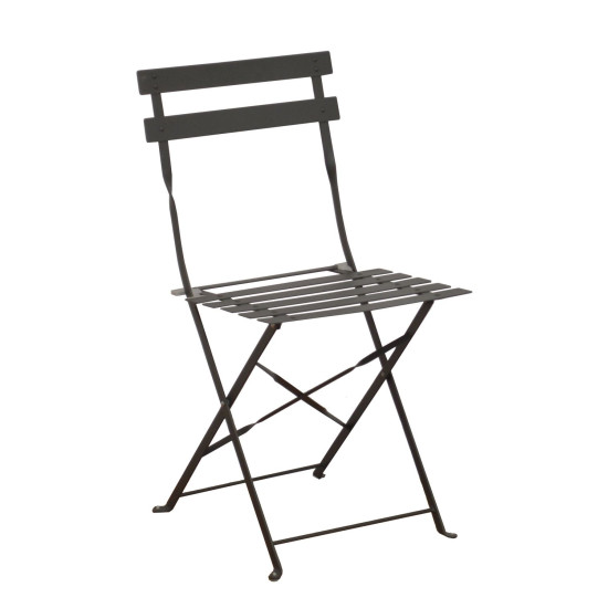CHAISE CUBA PLIANTE - GREY de Proloisirs - Océo - table et fauteuil et mobilier de jardin dans 🪑 Chaise pour l'exterieur