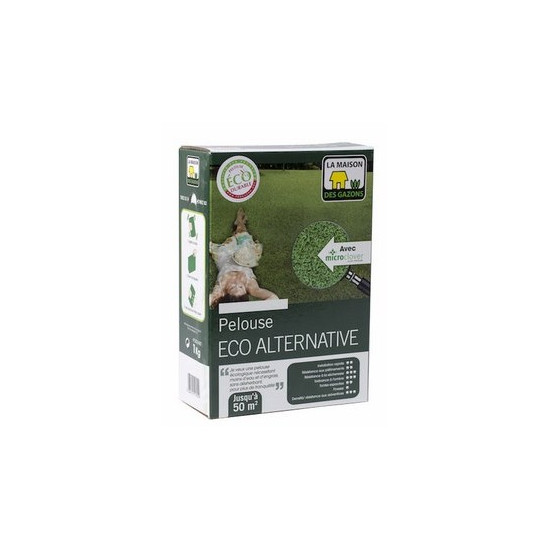Gazon pelouse eco-alternative 50 m² - avec trefl de La maison des gazons - semences dans Graines de Gazon - pelouse