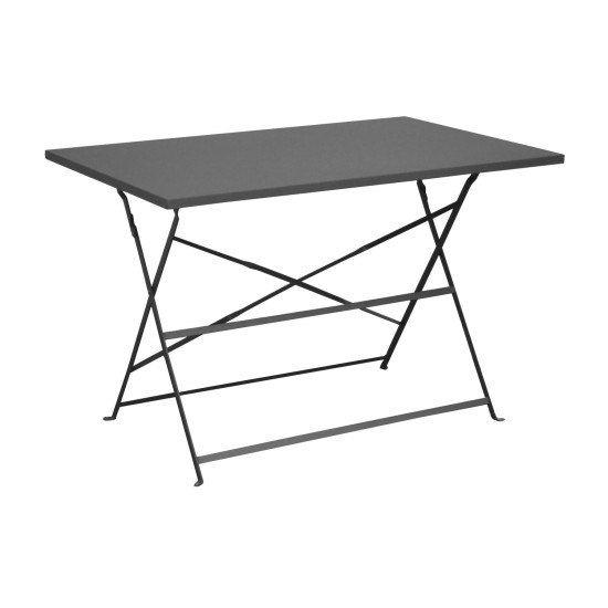 GUERIDON CUBA 110X70 - GRAPHITE de Proloisirs - Océo - table et fauteuil et mobilier de jardin dans Table de jardin