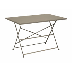 Gueridon Cuba 110x70 en Mastic - Élégance et Fonctionnalité pour Votre jardin de Proloisirs - Océo - table et fauteuil et mob...