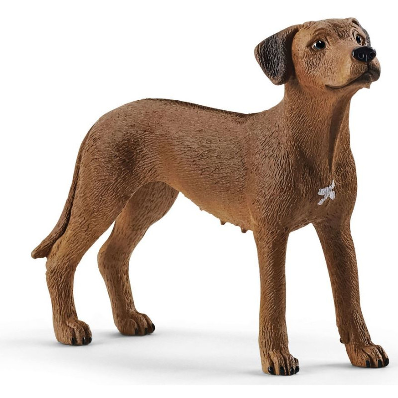 Figurine Schleich Chien De Rhodesie A Crete de Schleich - Figurine d'animaux dans Figurine animaux