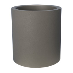 Bac Granit Rond 30 cm Gris Riviera, en plastique - Élégance Naturelle pour Jardin de Riviera - fabricant de Pots à reserve d'...