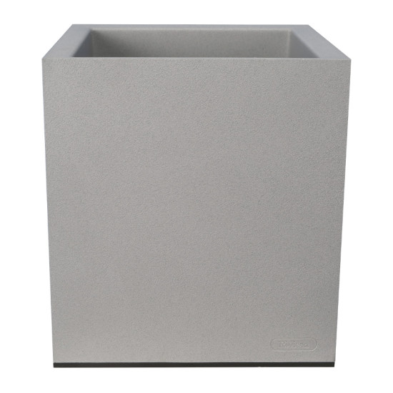 Bac granit 40x40 Riviera, en plastique - Pierre naturelle élégante pour plantes de Riviera - fabricant de Pots à reserve d'ea...