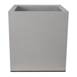 Bac granit 40x40 Riviera, en plastique - Pierre naturelle élégante pour plantes de Riviera - fabricant de Pots à reserve d'ea...