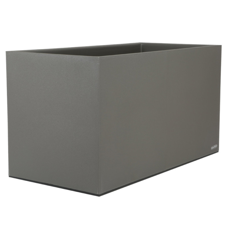 Bac granit 80x40 gris - riviera de Riviera - fabricant de Pots à reserve d'eau et sans réserve dans Pots en plastique