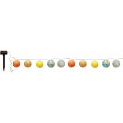 10 LAMPIONS NYLON solaire de Watt & Home - Eclairage solaire de jardin dans Eclairage Solaire de jardin