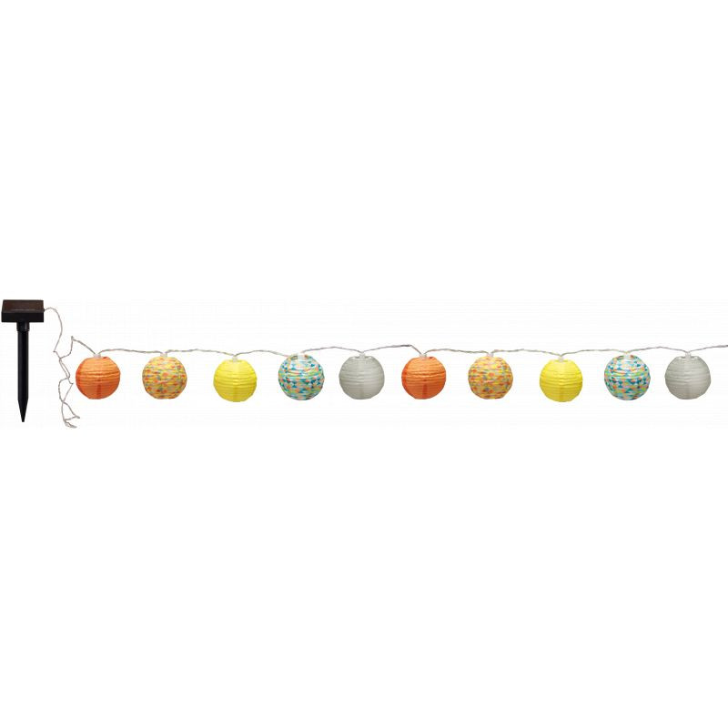 10 LAMPIONS NYLON solaire de Watt & Home - Eclairage solaire de jardin dans Eclairage Solaire de jardin