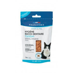 FRIANDISES DENTAIRE CHAT 60G de Francodex - anti puce et soin pour chien et chat dans Friandises pour chats