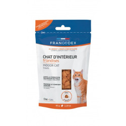FRIANDISES CHAT D'INTERIEUR 65G de Francodex - anti puce et soin pour chien et chat dans Friandises pour chats