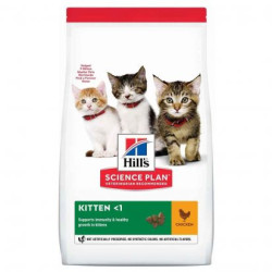 Chat Kitten Poulet 1.5kg - Hill's de Hill's - croquette pour chien et chat dans Croquettes pour chats