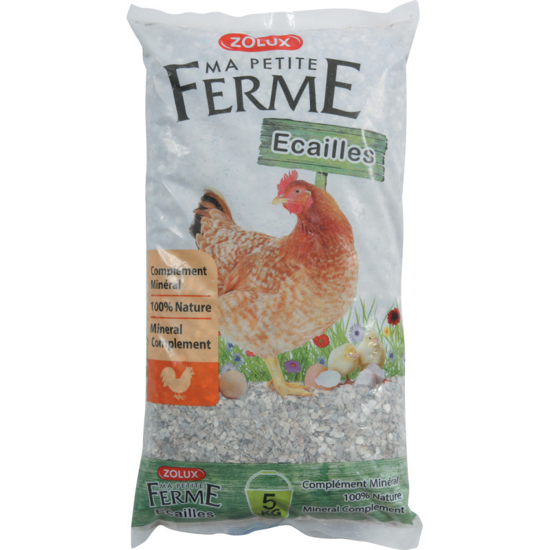 MPF ECAILLE 5KG de Zolux - Produit pour animaux dans Complements pour poules