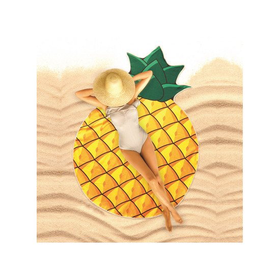 DRAP DE PLAGE ANANAS 150CM de Cmp - THE CONCEPT FACTORY - deco de la maison dans 🎁 Idées cadeaux