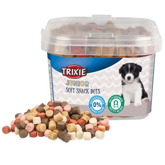 Junior Soft Snack Dots oméga3 140 g de Trixie - Produit pour animaux dans Friandises pour chiens