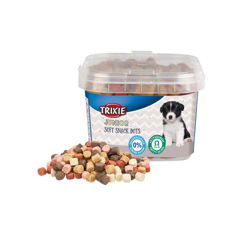 Junior Soft Snack Dots oméga3 140 g de Trixie - Produit pour animaux dans Friandises pour chiens