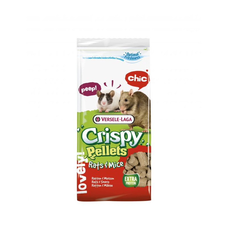 Crispy Pellets Rats & Mice 1Kg versele laga de Versele Laga - Alimentation pour animaux dans Friandises pour rongeurs